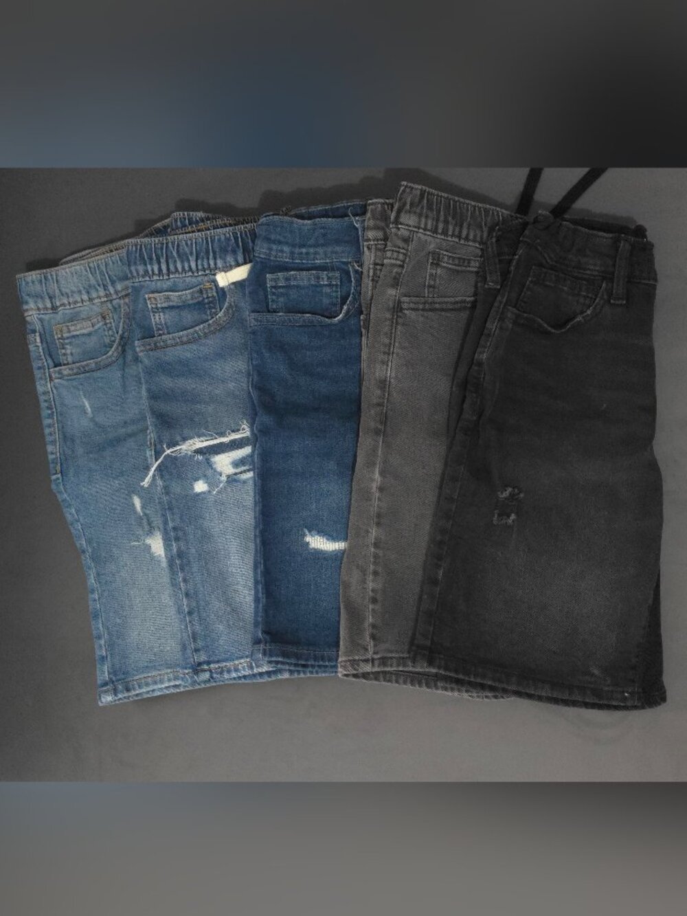 Bundle of 5 Old Navy Boys Denim Jean Shorts Size XL (14–16) Excellent Condition